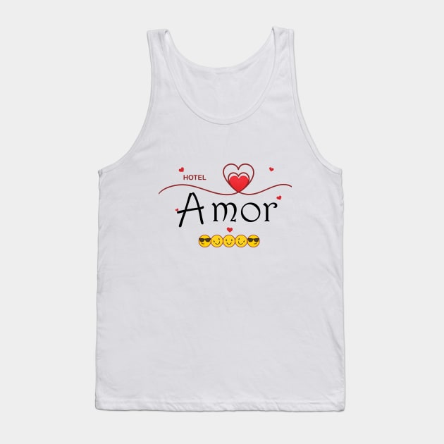 The amor dream hotel made with love Tank Top by Elysium Studio